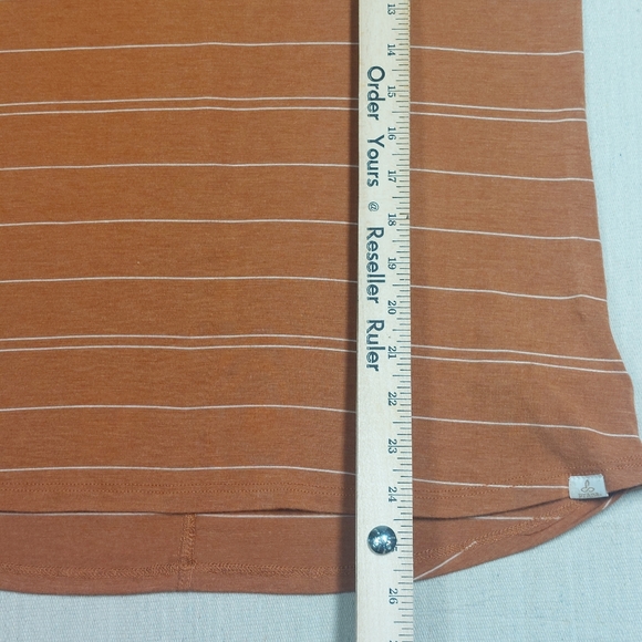 Prana Tank Size Small Foundation Scoop Neck Striped - Picture 5 of 7